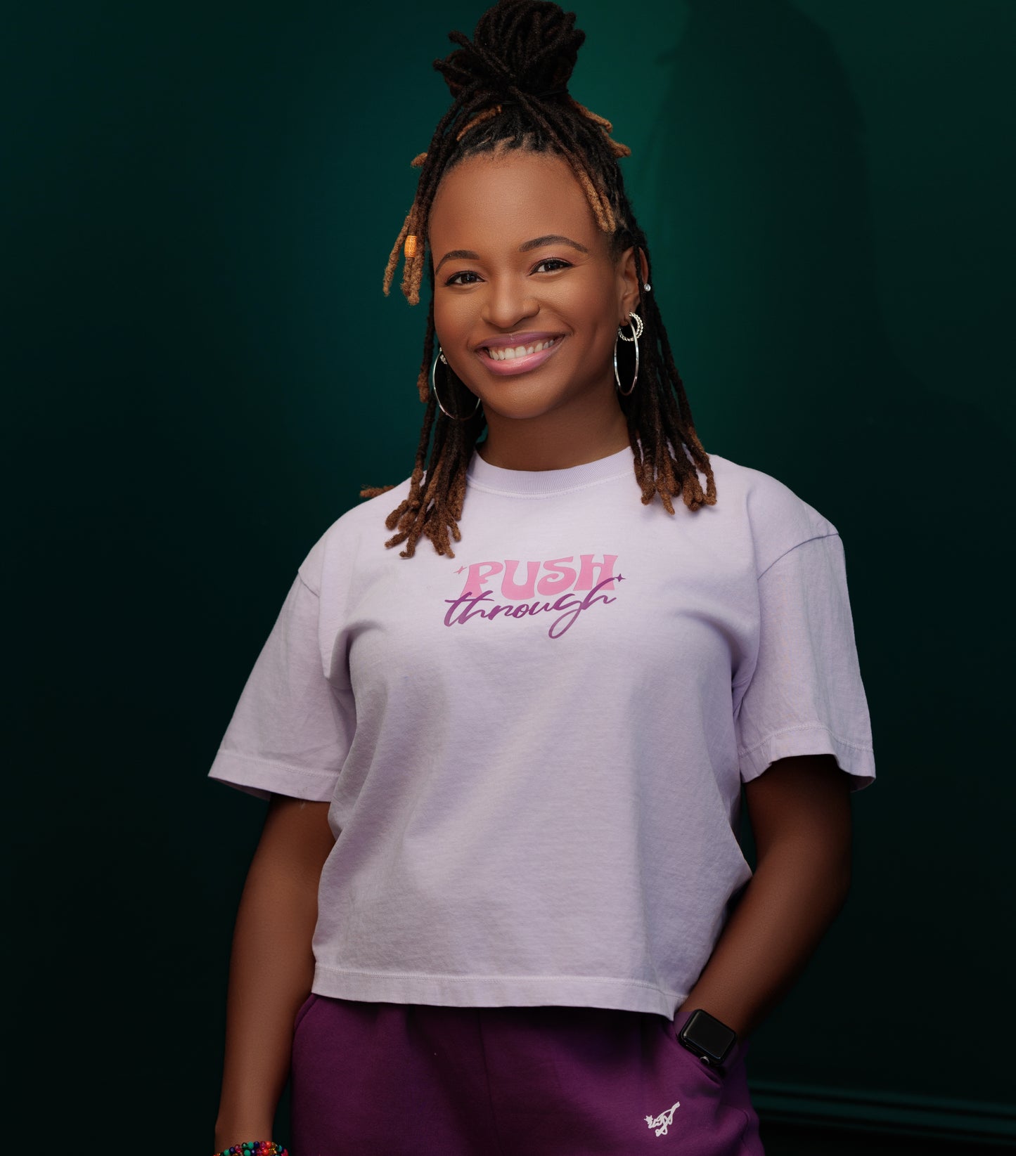 Push Through T-Shirt - Lavender - Undaunted Things