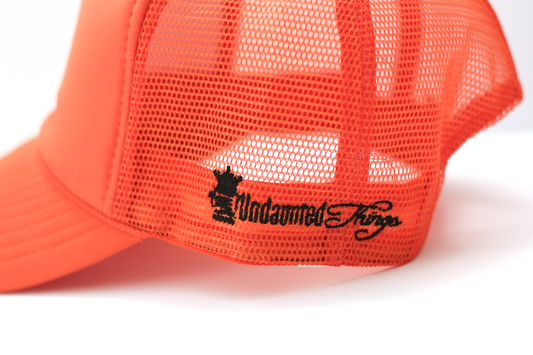 Pray Trucker Hat- Orange - Undaunted Things
