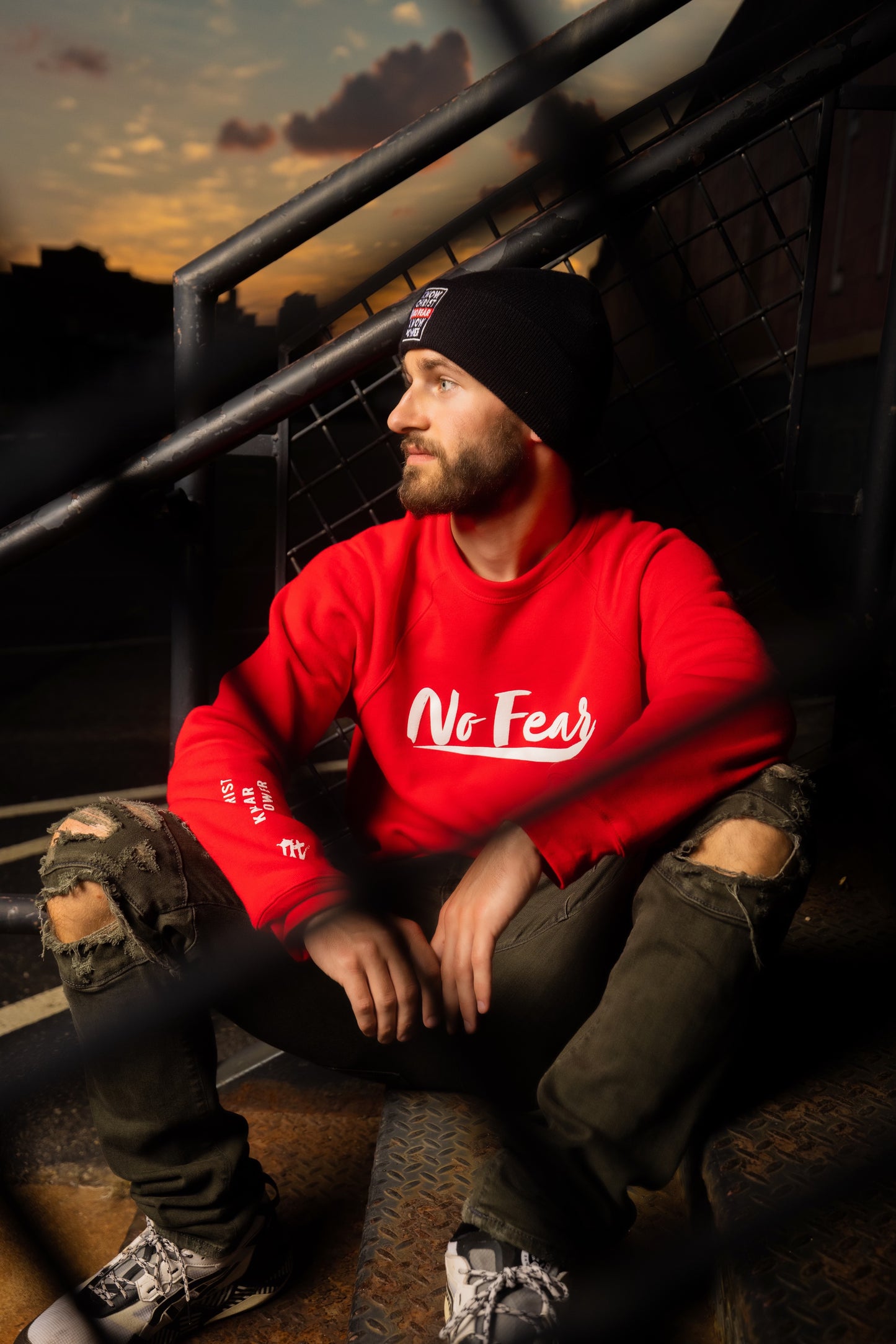No Fear Sweatshirt- Red - Undaunted Things
