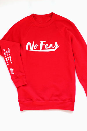 No Fear Sweatshirt- Red - Undaunted Things