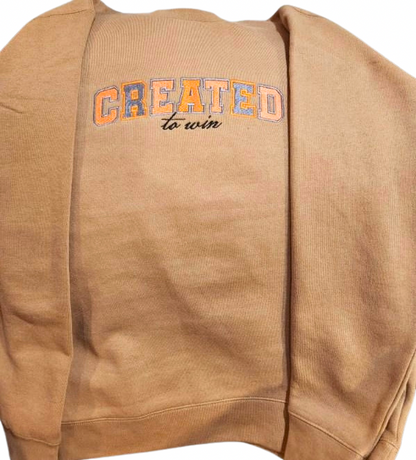 Created to win- Custom Color - Undaunted Things