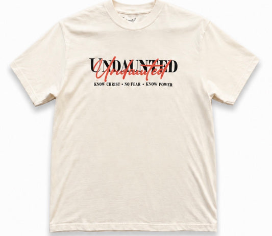 Undaunted Cream Tee
