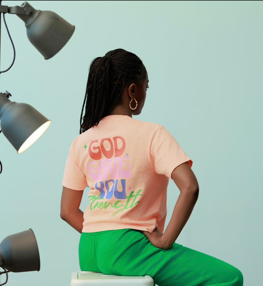 Push Through T-Shirt - Cantelope - Undaunted Things