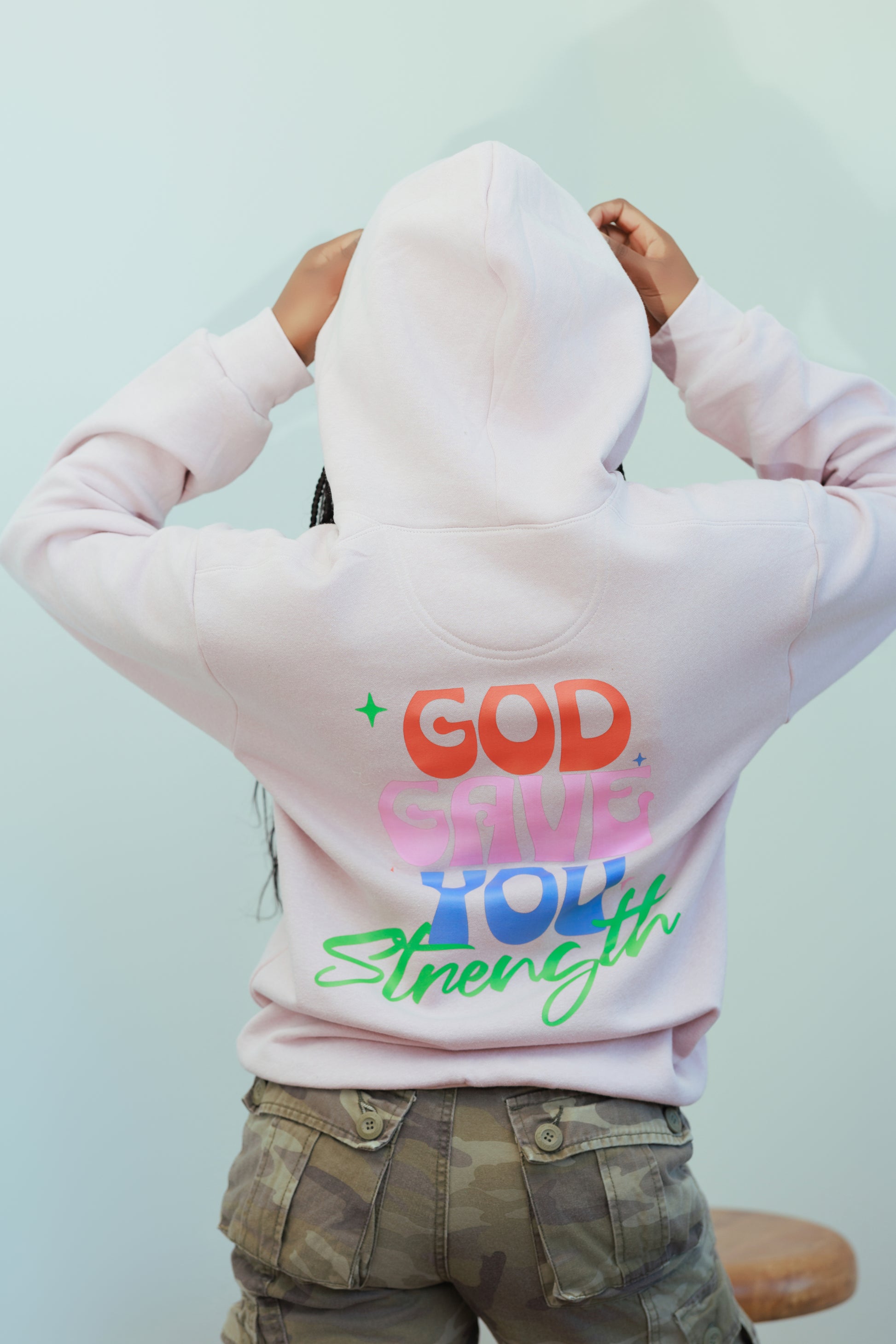 Push Through Hoodie - Blush or Navy - Undaunted Things