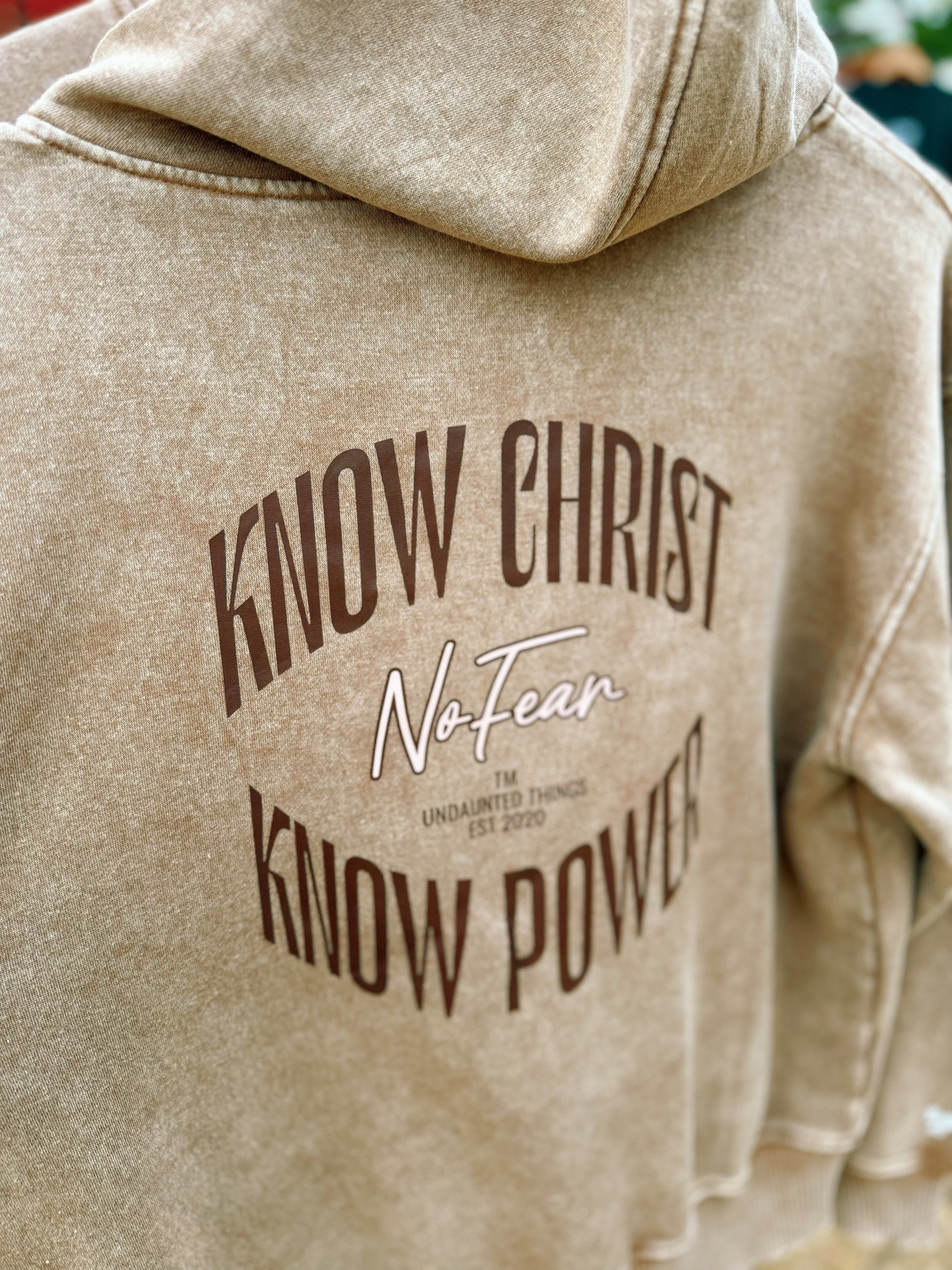 Know Christ Hoodie/ Leggings  Set - Undaunted Things