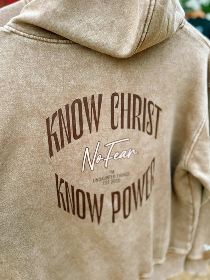 Know Christ Hoodie/ Leggings  Set - Undaunted Things