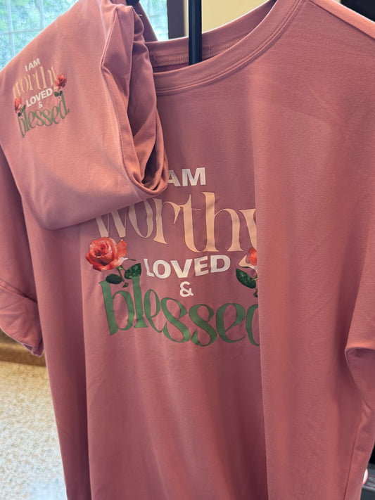 Worthy Pink Leggings Set - Undaunted Things