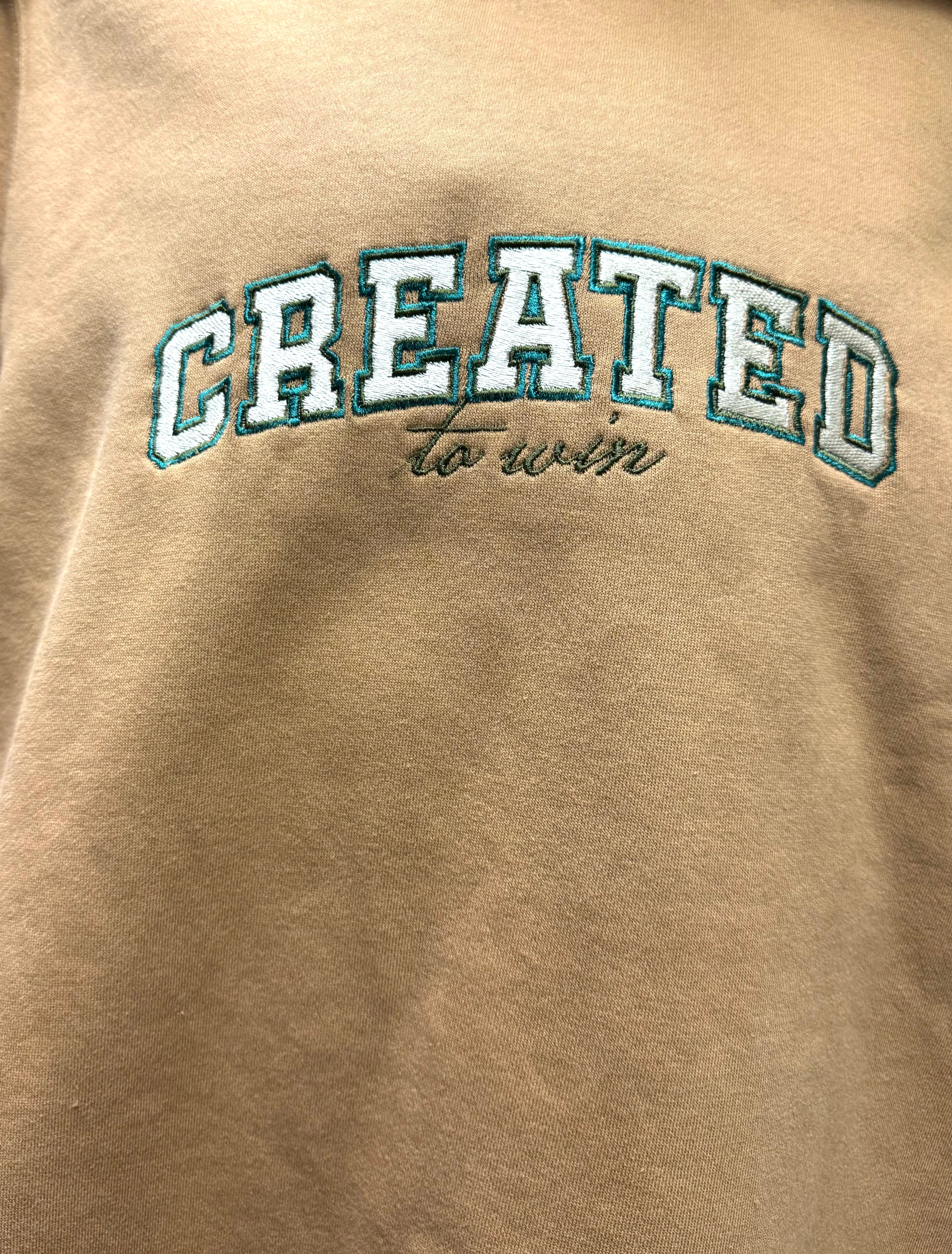 Created to win- Custom Color - Undaunted Things