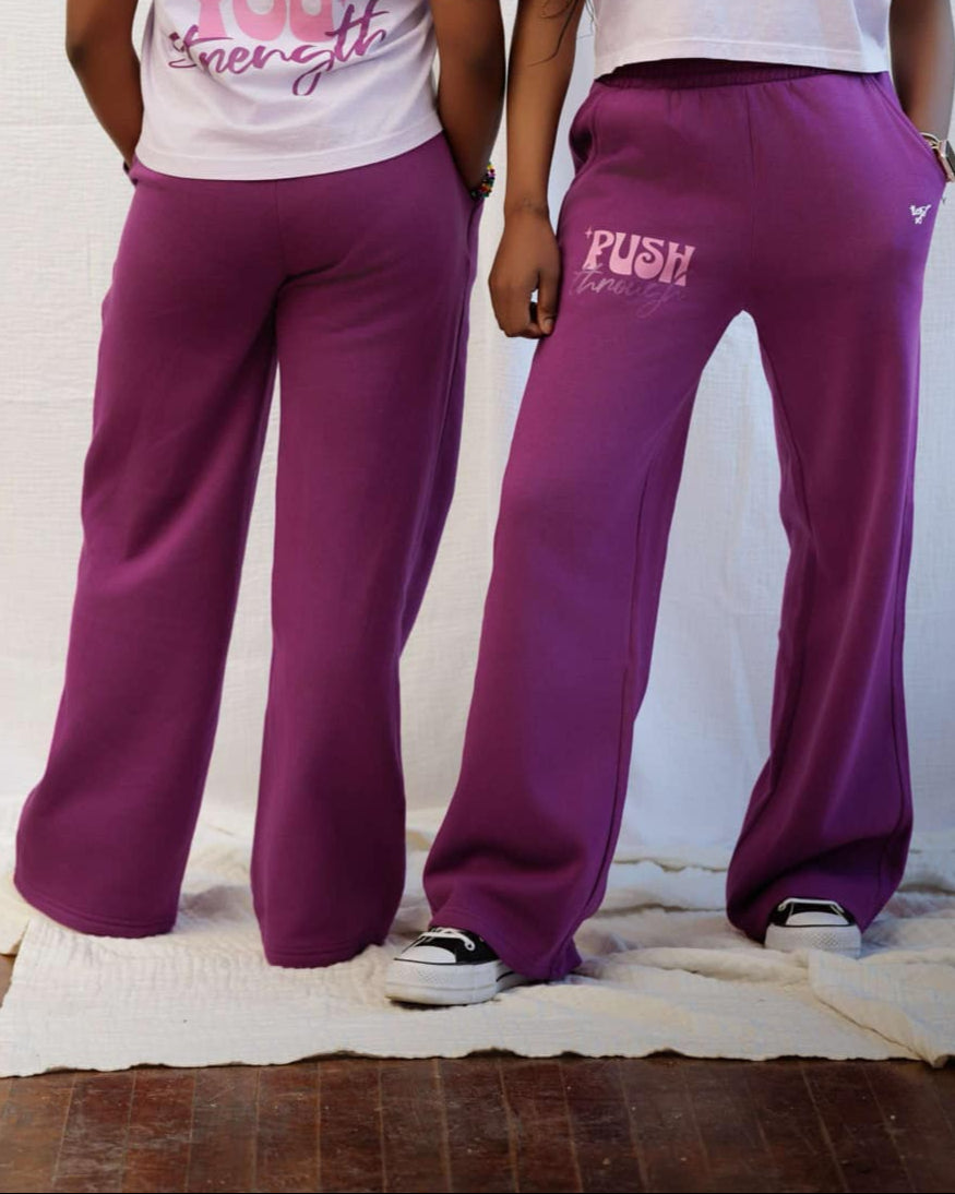 Push Through Sweatpants - Purple - Undaunted Things