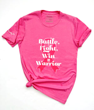 Battle, Fight, Win Exclusive Tee - Pink - Undaunted Things