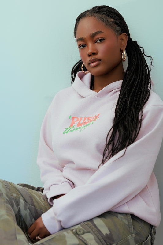 Push Through Hoodie - Blush or Navy - Undaunted Things