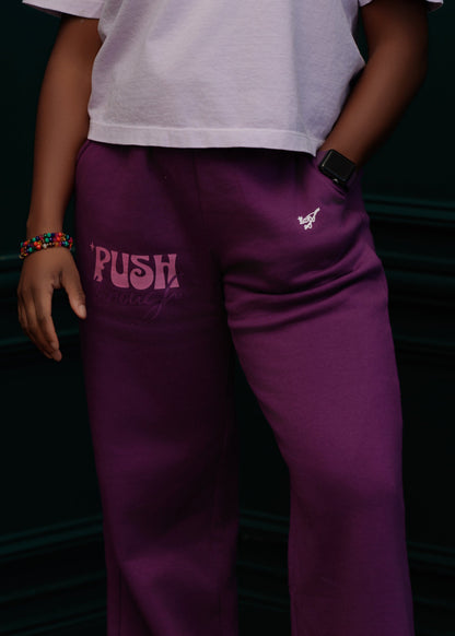Push Through Sweatpants - Purple - Undaunted Things
