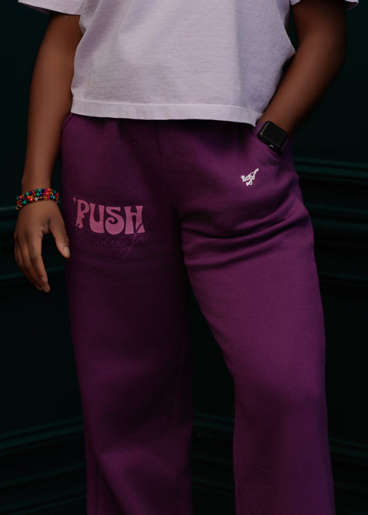 Push Through Sweatpants - Purple - Undaunted Things