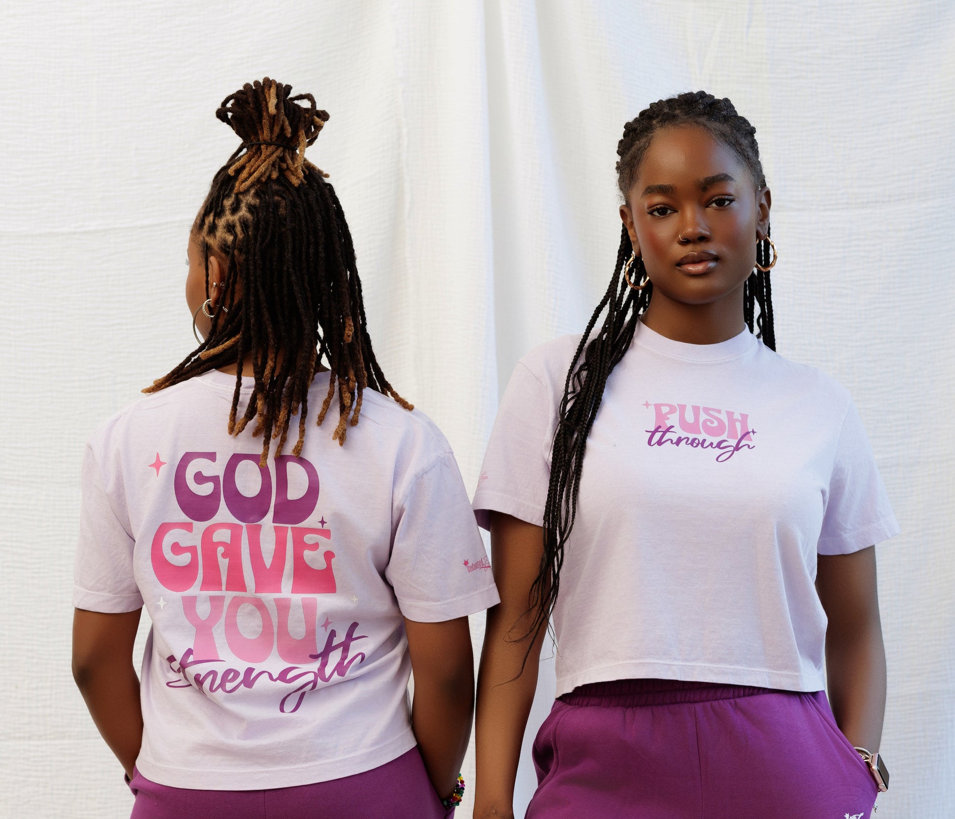 Push Through T-Shirt - Lavender - Undaunted Things