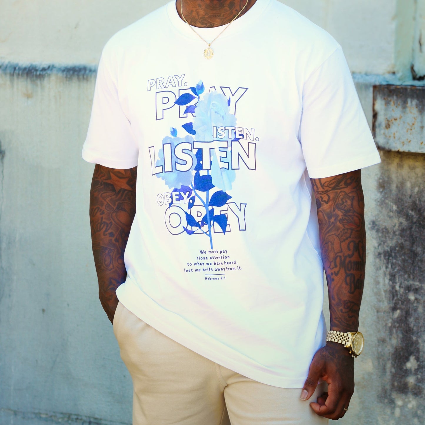 Pray Tee- White - Undaunted Things