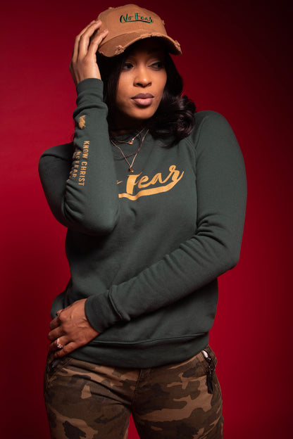 No Fear Sweatshirt-Forest Green - Undaunted Things