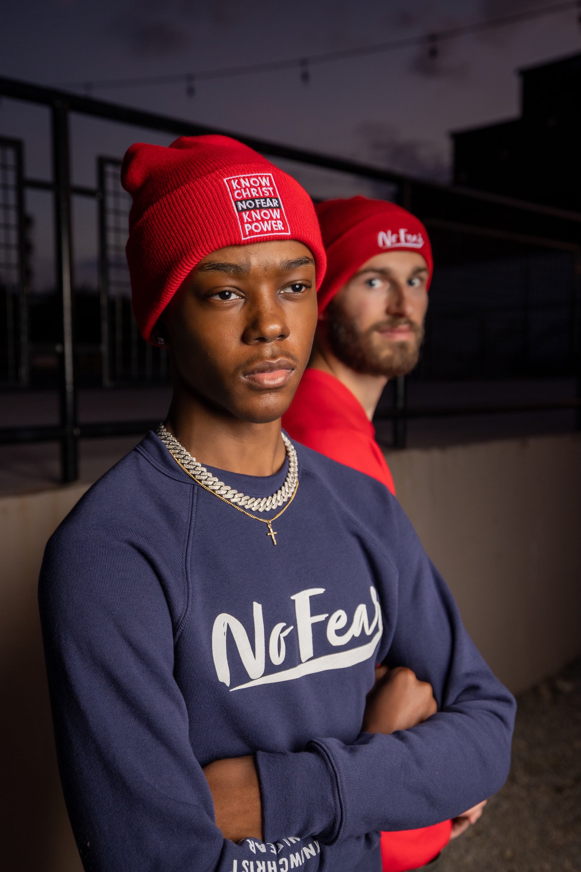 Know Christ Beanie (Red) - Undaunted Things