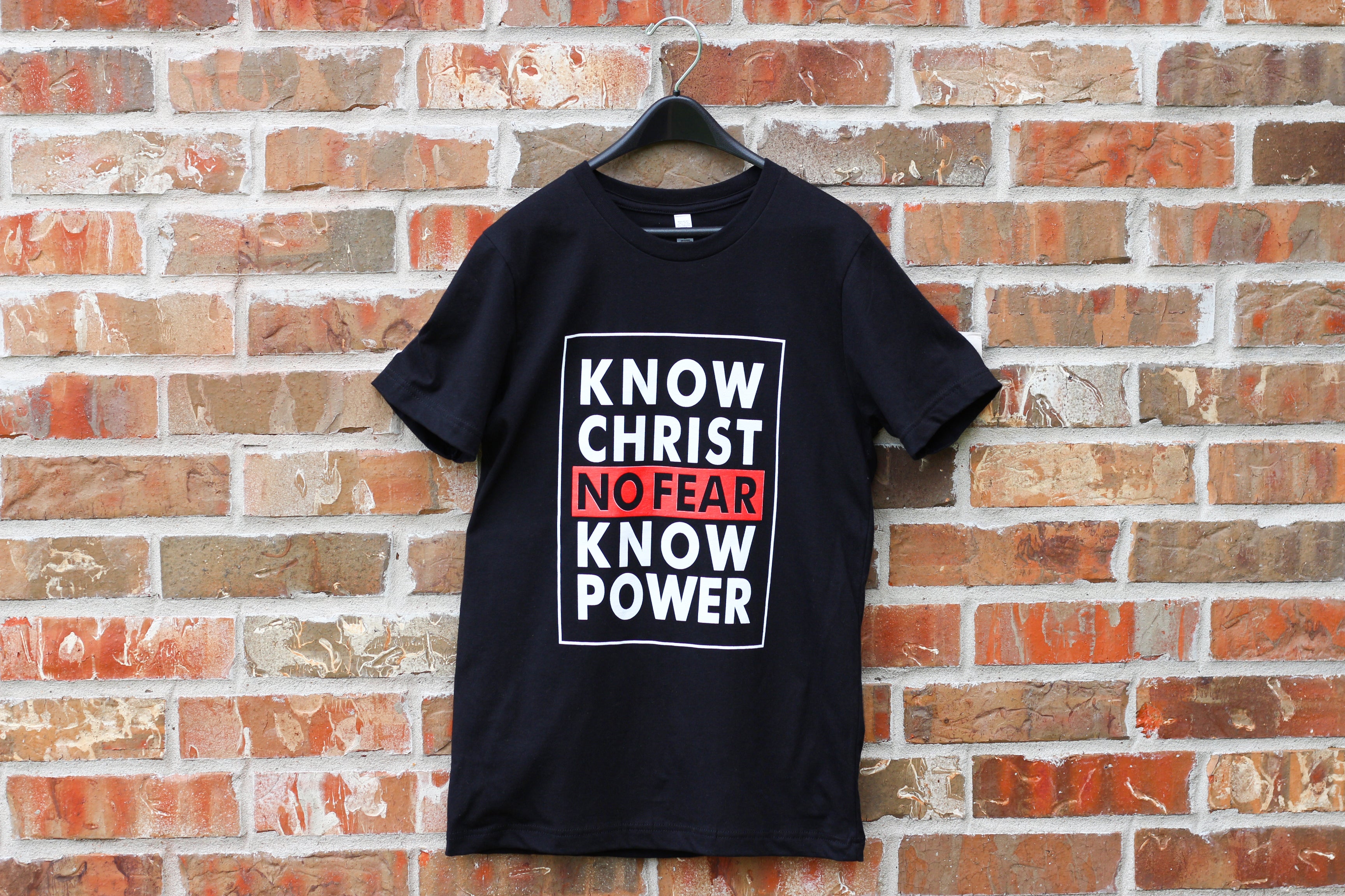 Know Christ Tee-Black - Undaunted Things