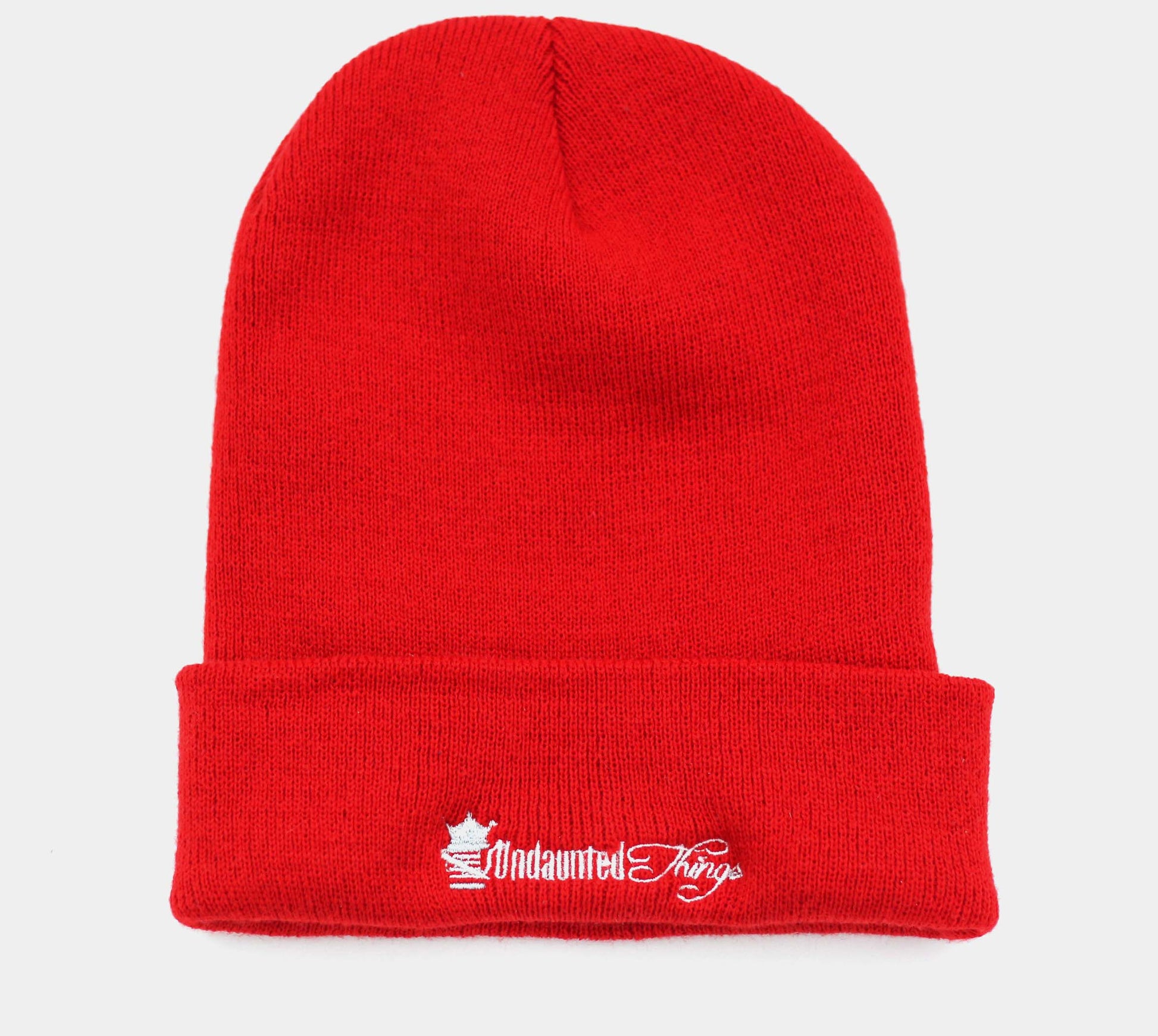 No Fear Beanie (Red) - Undaunted Things