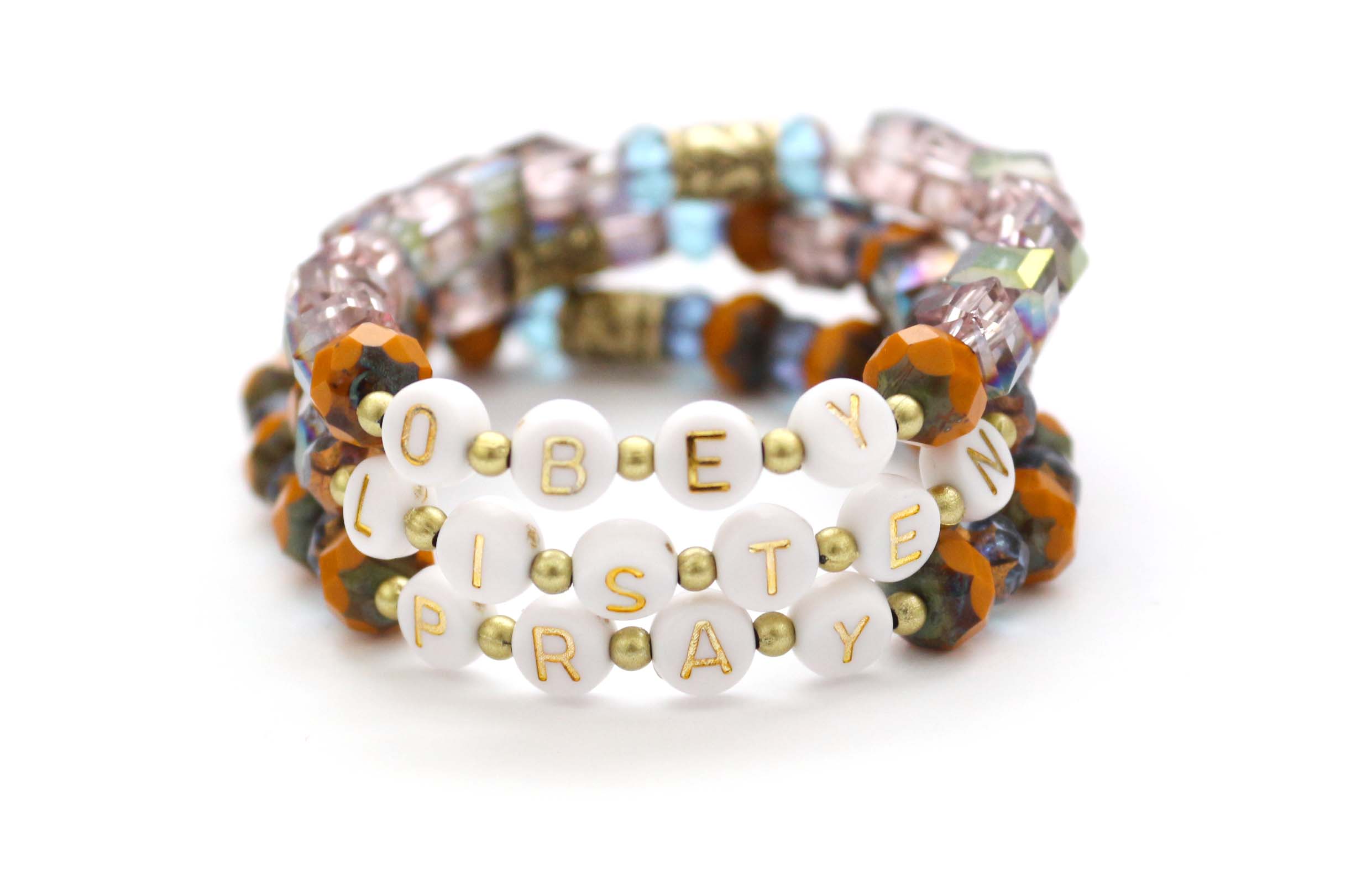 Pray Listen Obey- Bracelet Set - Undaunted Things