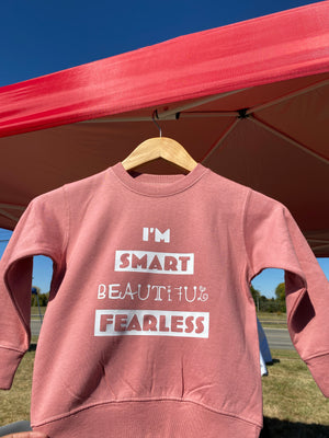 Girls I’m Smart Sweatshirt - Customize it - Undaunted Things