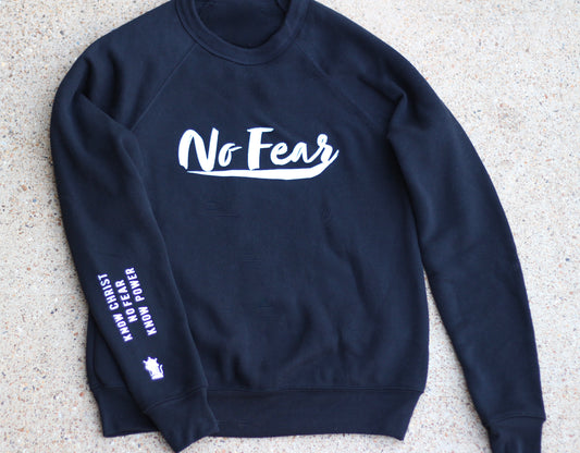 No Fear Sweatshirt- Black - Undaunted Things
