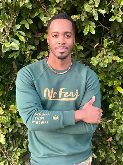 No Fear Sweatshirt-Forest Green - Undaunted Things