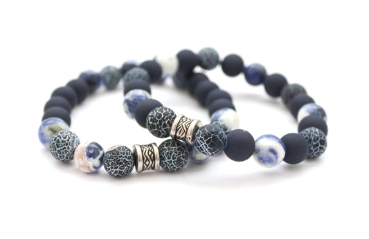 No Fear Bracelet Set-Men - Undaunted Things