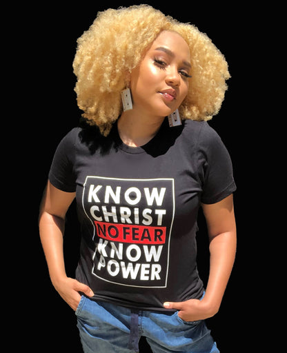 Know Christ Tee-Black - Undaunted Things