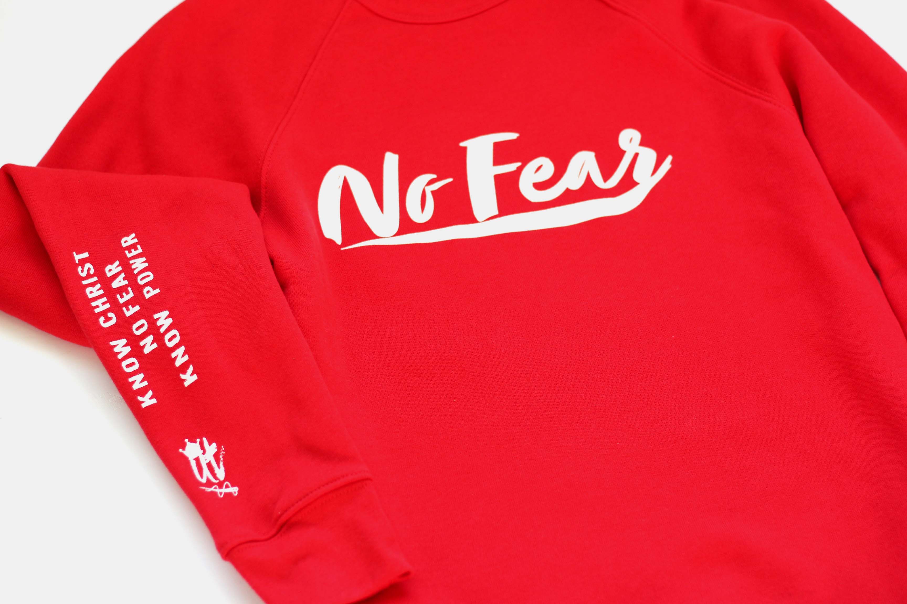 No Fear Sweatshirt- Red - Undaunted Things