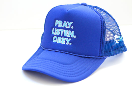 Pray Trucker- Royal Snapback - Undaunted Things